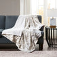 Faux Fur Oversized 60" x 70" Marble Throw