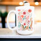 Wildflower Ceramic Coffee Mug 15 oz.