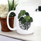 Disco Plant Ceramic Coffee Mug 15 oz.