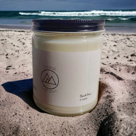 9 oz. Beach Linen Candle By: Tripeak Candle