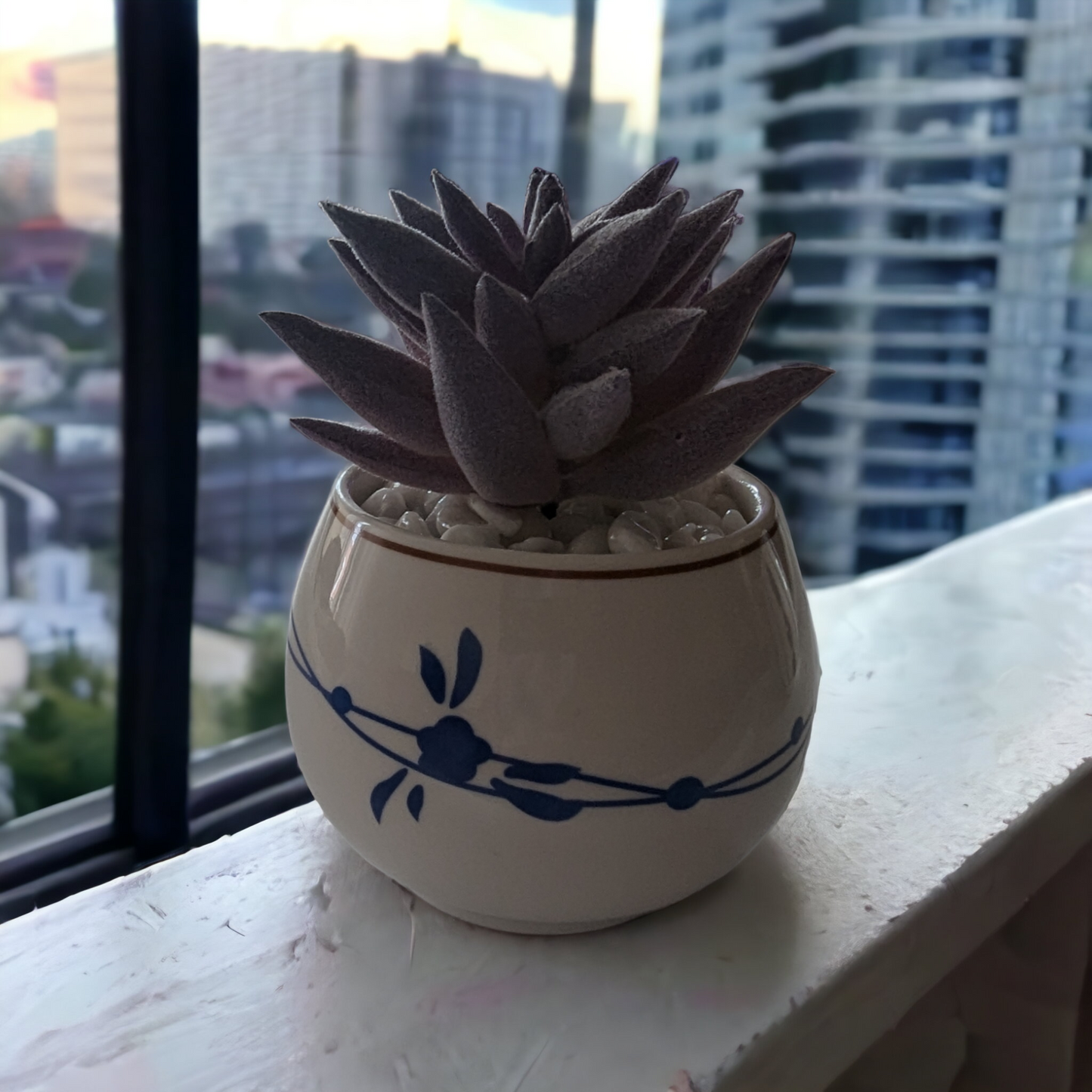 Mini Faux Succulent