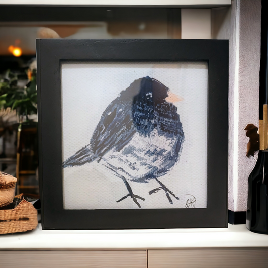 Ariel Zisa "Chickadee" Framed Art Print