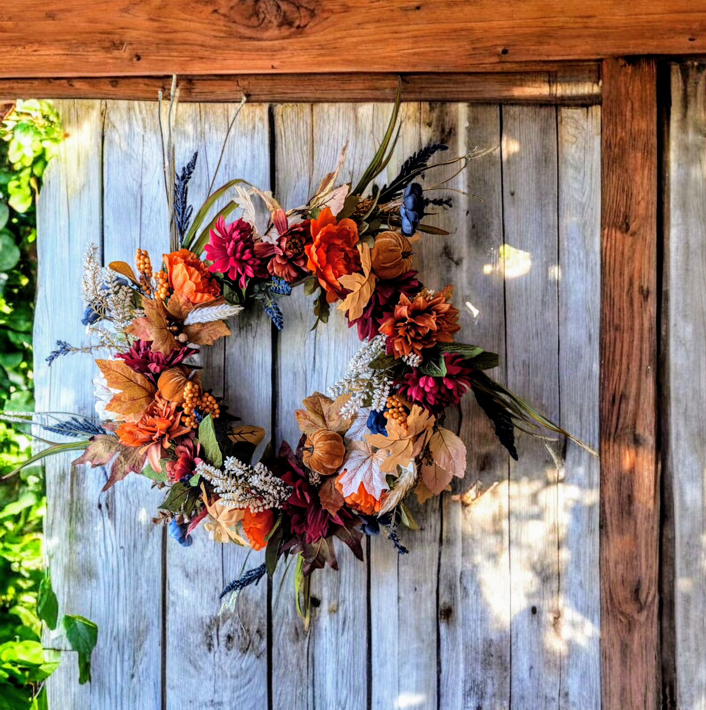 Boho Chic Fall Wreath