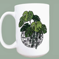 Disco Plant Ceramic Coffee Mug 15 oz.