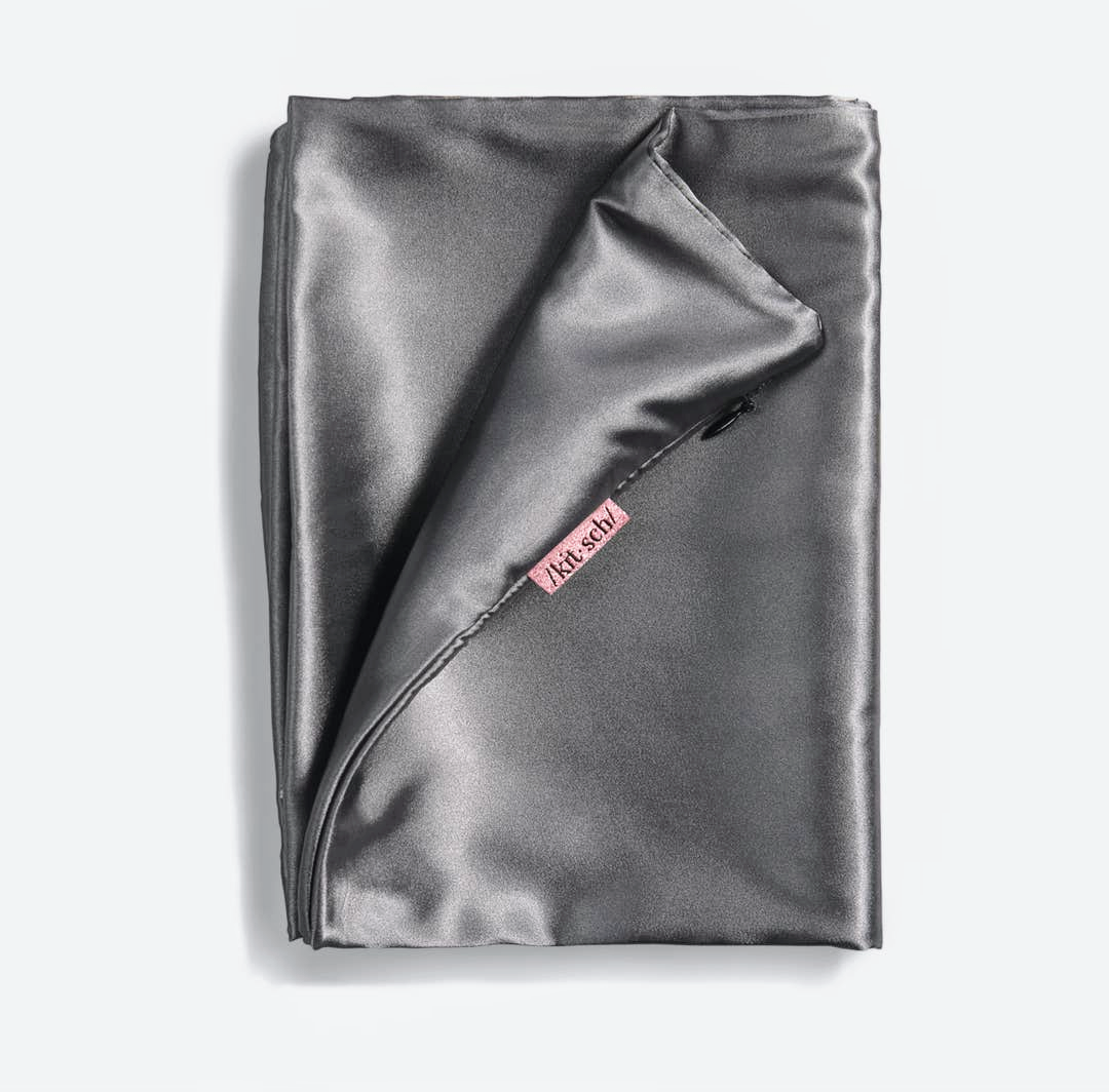 Satin Pillowcase - Charcoal