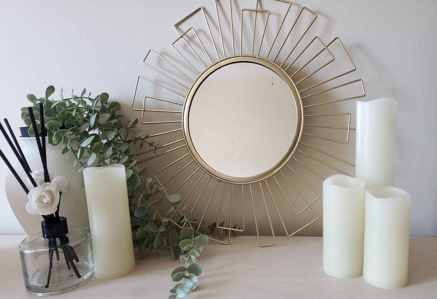 Art Deco Wired Mirror