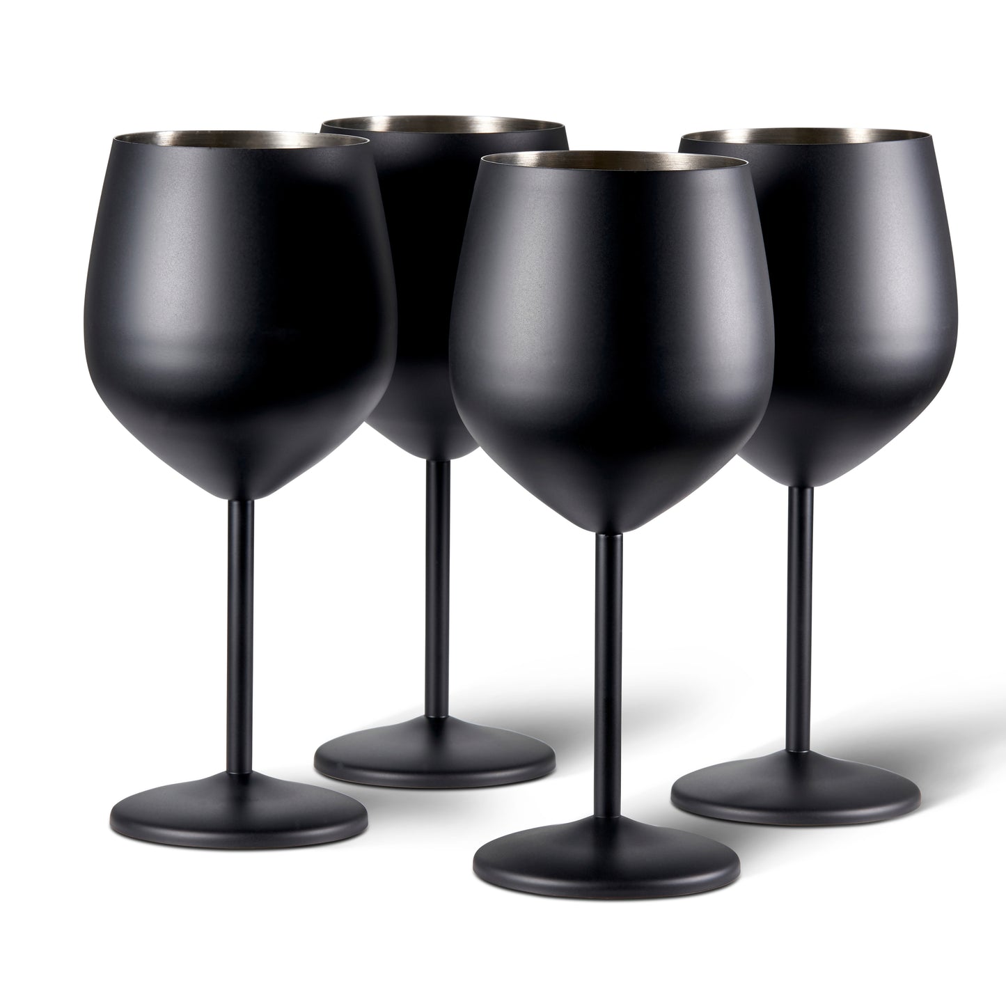 Hotel Collection Set of 4 Black-Cased Stem Wine Glasses, Created