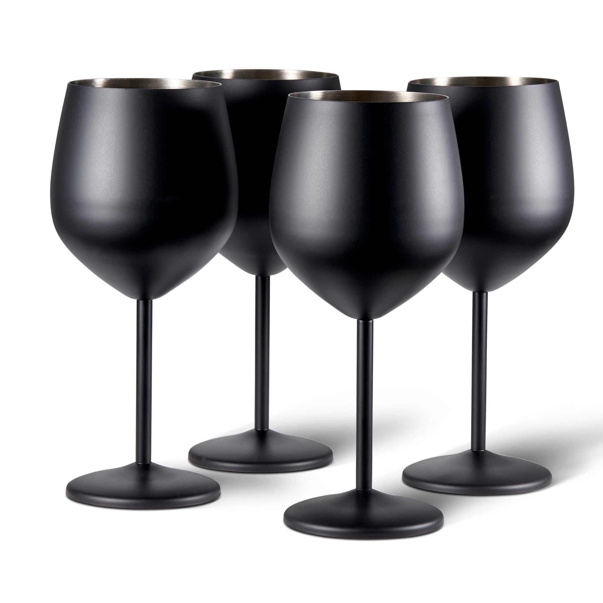 Wine Glass (2 Piece) Shatter Proof Stainless Steel Wine Goblet, Cocktail  Glass